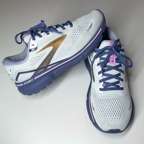 Brooks Women’s Ghost 15 Athletic Running Sneakers Size- 8 M - Picture 3 of 10